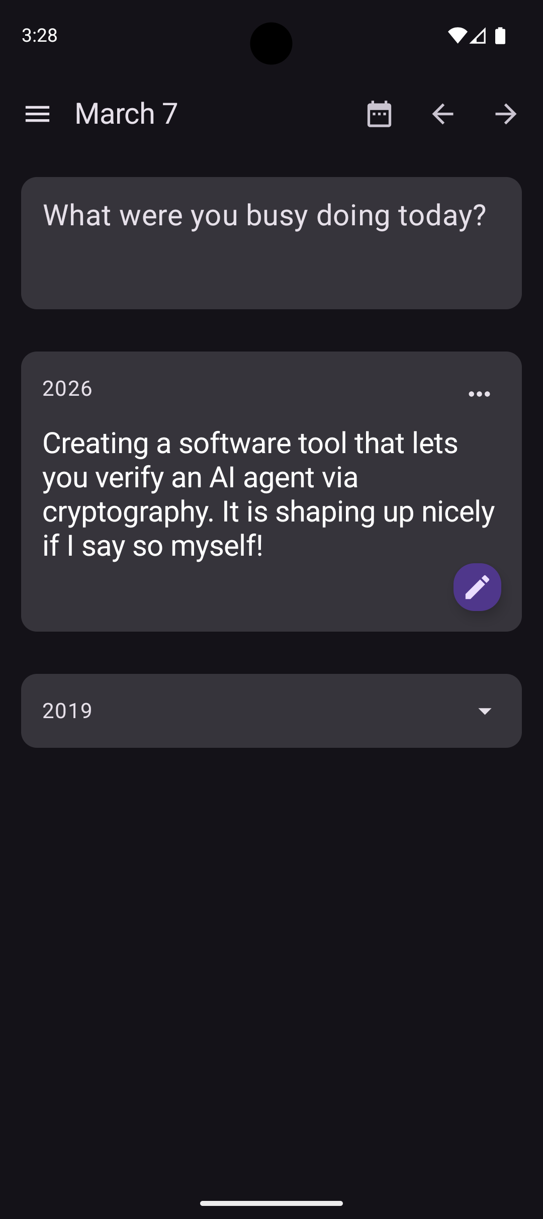 365 Journals screenshot